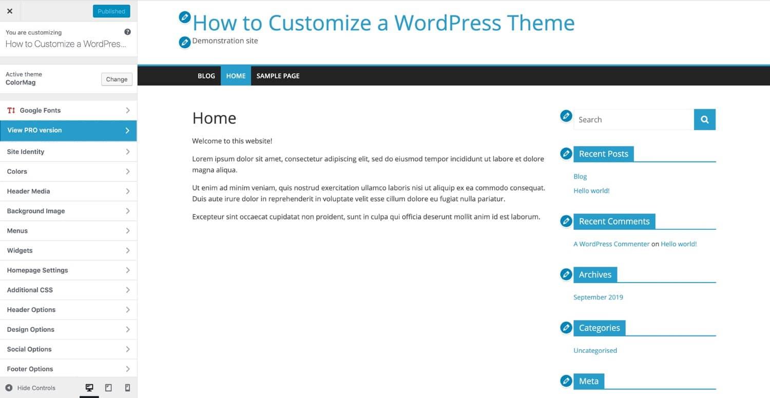 Customizing Your WordPress Theme: Making It Your Own