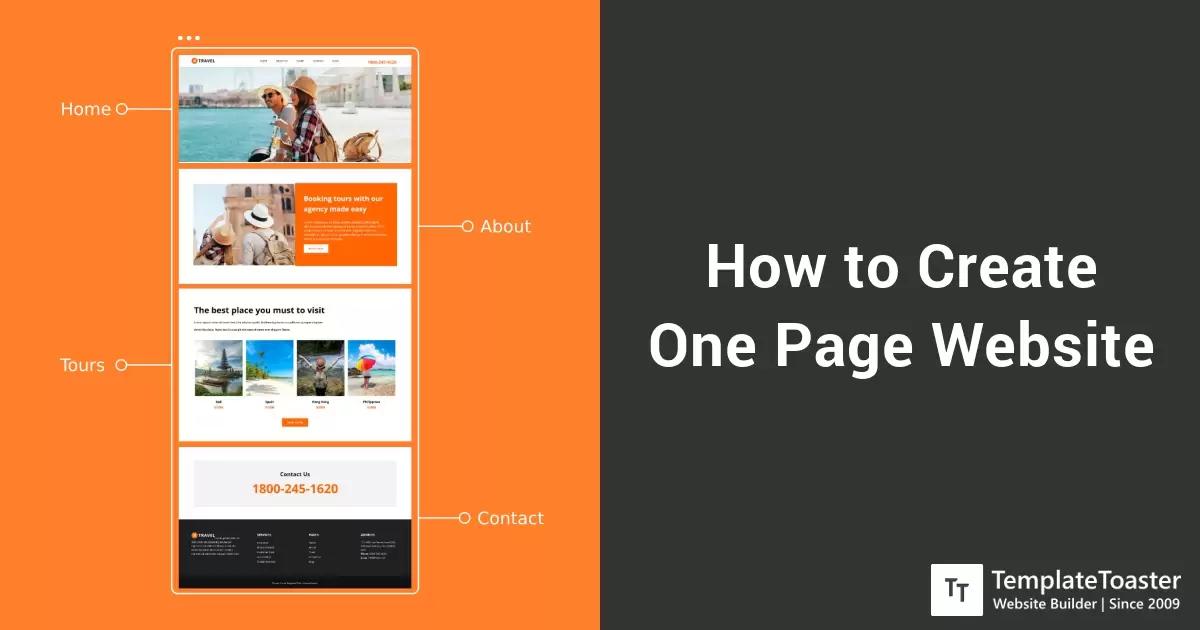 How to Create a One-Page Website on WordPress